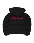 PUFFERJACKET BLACK/RED