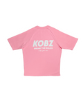 BREAK THE RULES TEE BABY PINK