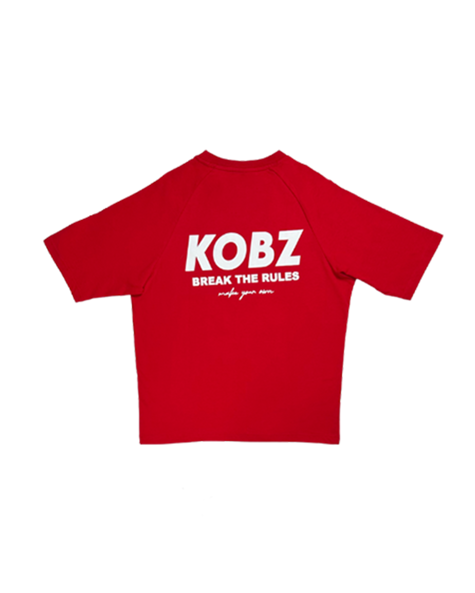 BREAK THE RULES TEE RED