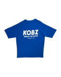 BREAK THE RULES TEE ROYAL BLUE